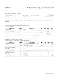 DS1094LU+ Datasheet Page 2