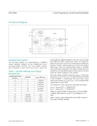 DS1099U-FA/V+ Datasheet Pagina 5