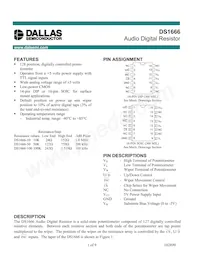 DS1666-50+ Datasheet Cover