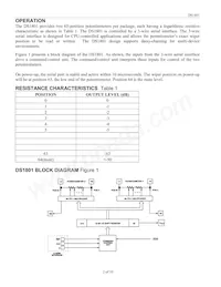 DS1801E-014/T&R Datasheet Pagina 2