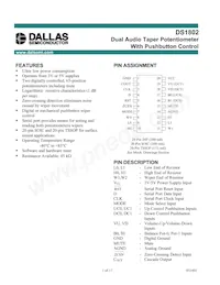 DS1802+ Datasheet Cover