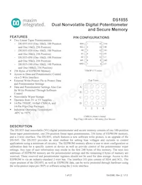 DS1855E-C01+T&R數據表 封面