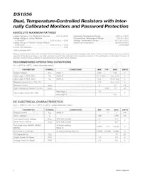 DS1856E-030+T&R Datasheet Page 2