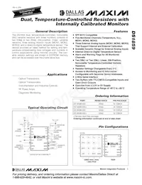 DS1859E-015+T&R Datasheet Cover