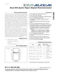 DS1881E-050+T&R Datenblatt Cover