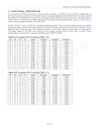 DS21610SN/T&R數據表 頁面 5