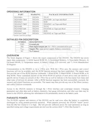 DS2436B+ Datasheet Page 2