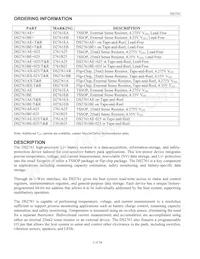 DS2761BE+T&R Datasheet Pagina 2