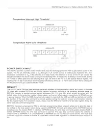 DS2762BX-025/T&R Datasheet Page 14