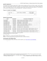 DS2764BE+025/T&R Datasheet Page 20