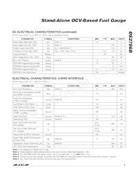 DS2786BG+T&R Datasheet Pagina 3