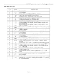 DS2790G+T&R Datasheet Page 7