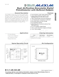 DS3908N+T&R Datasheet Cover
