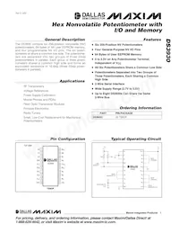 DS3930E Datasheet Cover