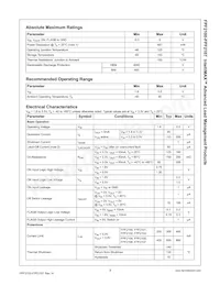FPF2105 Datasheet Page 4