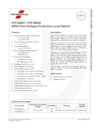 FPF34892UCX Datasheet Page 2