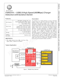 FSA831AL10X-F131 Datasheet Cover