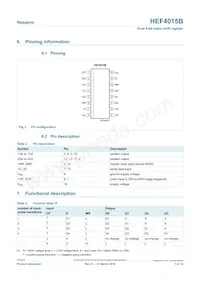 HEF4015BP Datasheet Page 3