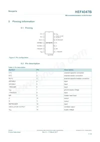 HEF4047BP Datasheet Page 3