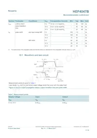 HEF4047BP Datasheet Page 8