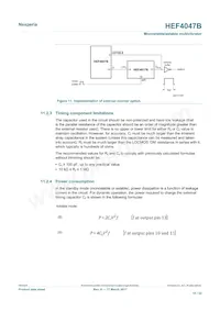 HEF4047BP Datasheet Page 15