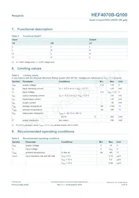 HEF4047BT-Q100J Datasheet Page 3