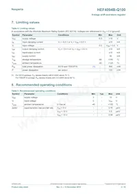 HEF4094BTT-Q100J Datasheet Page 5