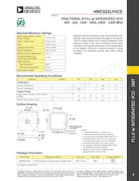 HMC822LP6CE Datasheet Page 8