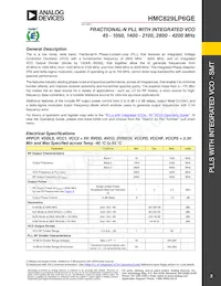 HMC829LP6GETR Datasheet Page 2