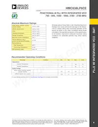 HMC838LP6CETR Datasheet Page 8