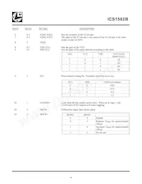 ICS1562BM-201T Datasheet Pagina 9