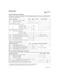 IPS021STRL Datasheet Page 2