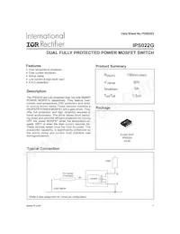 IPS022GTR Datasheet Cover