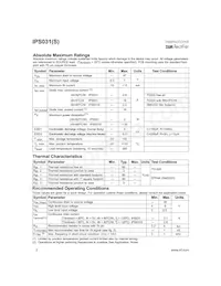 IPS031STRR Datasheet Page 2
