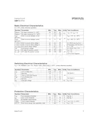 IPS031STRR Datasheet Page 3