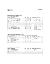 IPS041LTR Datasheet Pagina 3