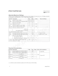 IPS512G Datasheet Pagina 2
