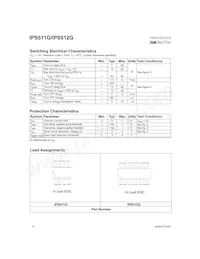 IPS512G Datasheet Page 4