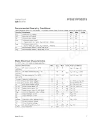 IPS521STRL Datasheet Pagina 3