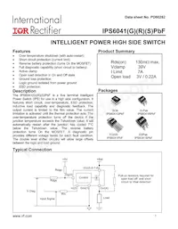 IPS6041STRLPBF Datenblatt Cover