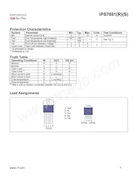 IPS7081STRLPBF Datasheet Page 4