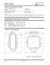 IR3621MTRPBF Datasheet Page 2