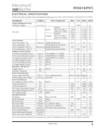 IR3621MTRPBF Datasheet Page 3