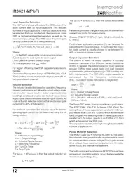 IR3621MTRPBF Datasheet Pagina 12