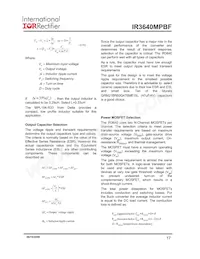 IR3640MTRPBF 데이터 시트 페이지 17