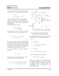 IR3640MTRPBF Datasheet Page 20