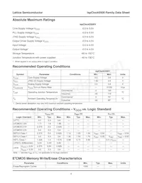 ISPPAC-CLK5520V-01T100I Datasheet Page 4