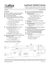 ISPPAC-CLK5620AV-01T100I Datasheet Cover