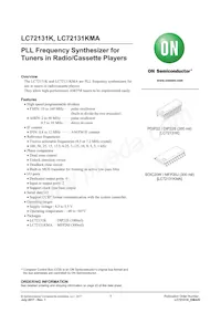 LC72131KMA-AE Datasheet Cover