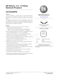 LC75829PW-H Datenblatt Cover